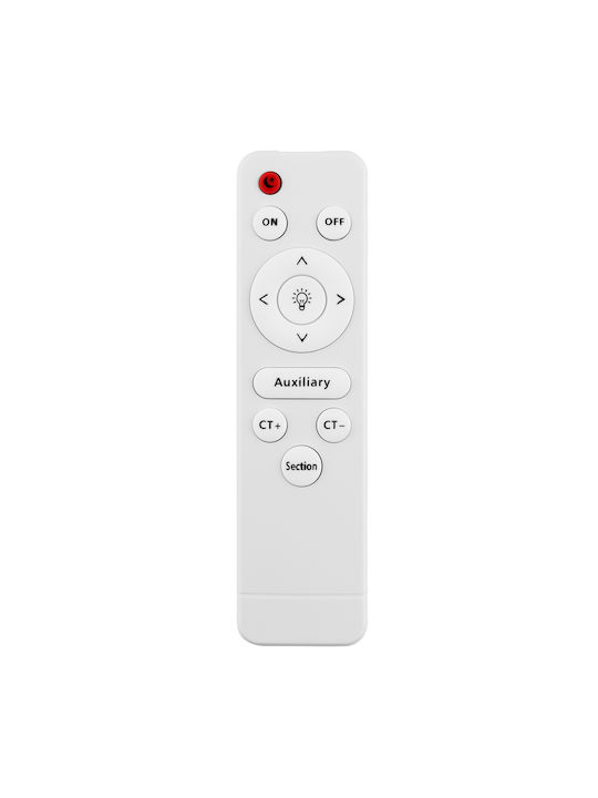 Corp de Iluminat Led de Tavan și de Perete Verus 48w Cct Alb Rotund 40cm + Telecomandă Lumiled