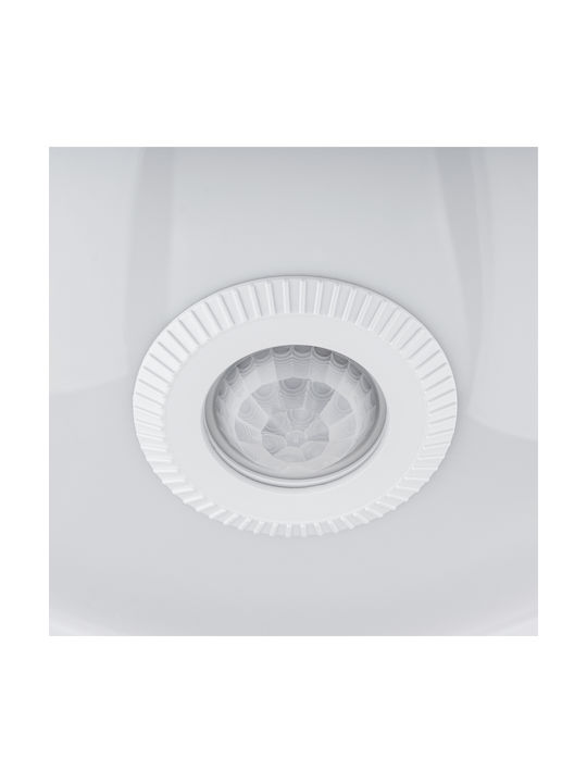 Φωτιστικό Οροφής Led Επιτοίχιο Regis 2x E27 Ip44 Αισθητήρα Κίνησης Λυκόφωτος Λευκό Στρογγυλό 30cm Lumiled Φωτιστικό Οροφής Led Επιτοίχιο Regis 2x E27 Ip44 Αισθητήρα Κίνησης Λυκόφωτος Λευκό Στρογγυλό 30cm Lumiled