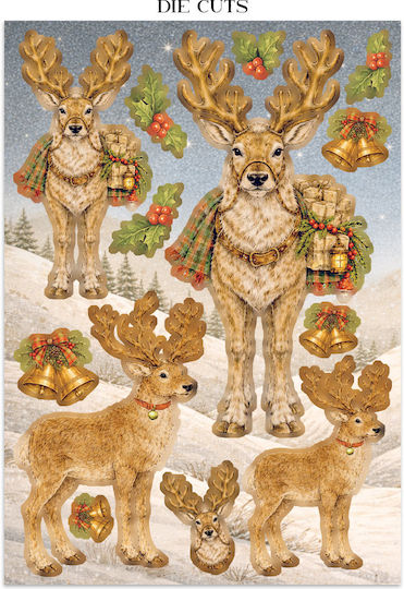 Junk Journal Focus Point Decupaje Fundaluri Silent Night