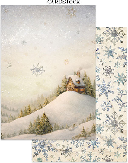 Junk Journal Focus Point Decupaje Fundaluri Silent Night