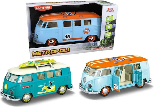 Metropoli Travel Van- 2 Pcs Car Pull Back for 1.5+ Years