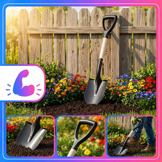 Schaufel Garten Holzgriff Garten 68cm