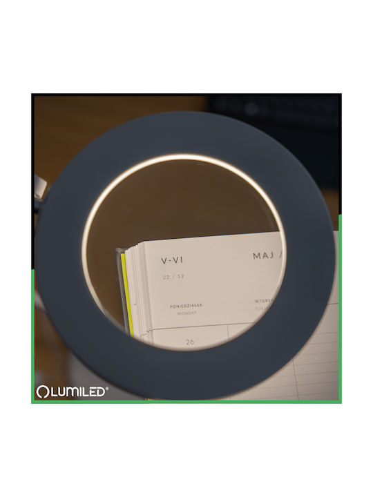 Επιτραπέζιο Φωτιστικό Luca 2 Led 8w Cct Μεγεθυντικός Φακός 3x Λευκό Lumiled