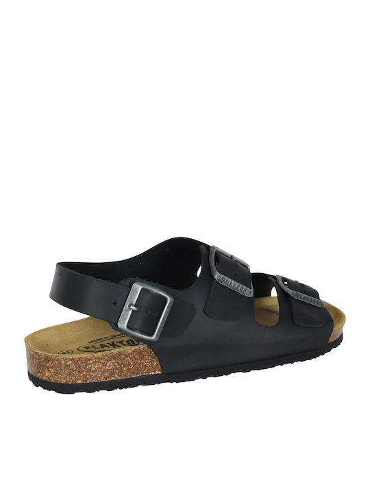Leder Herrensandalen Apure Negro
