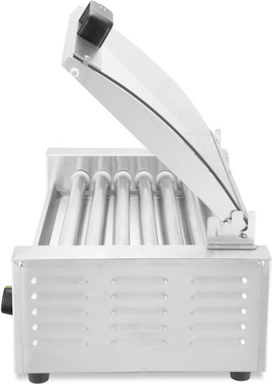 Hot Dog Roller Warmer Lid 7 Rollers 45 Cm 620 W