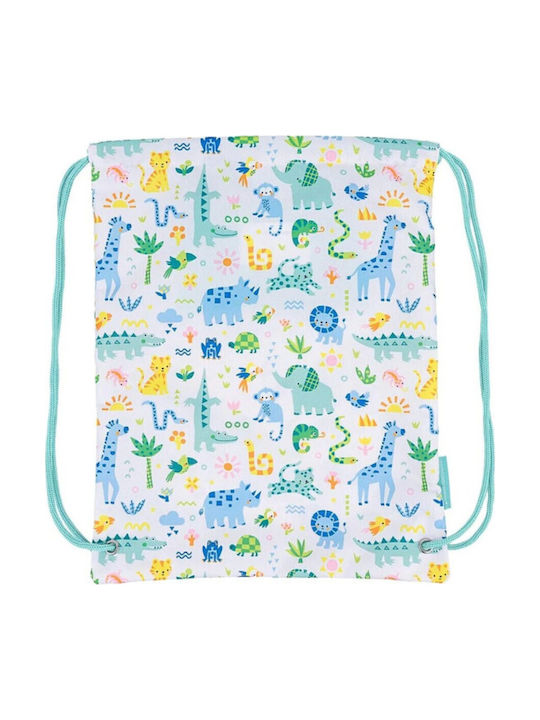A Little Lovely Company Kids Backpack Light Blue 42x32cm