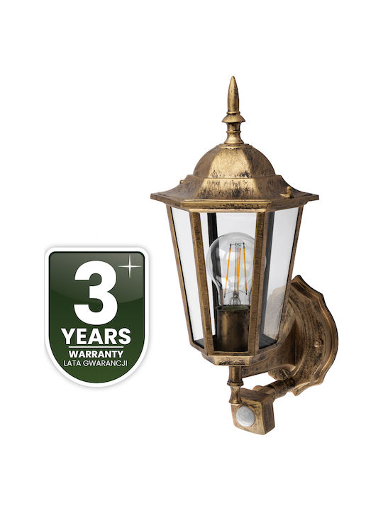 Bellis Lumiled Iluminat Exterior Montat Pe Perete Led E27 Cu Senzor De Mișcare