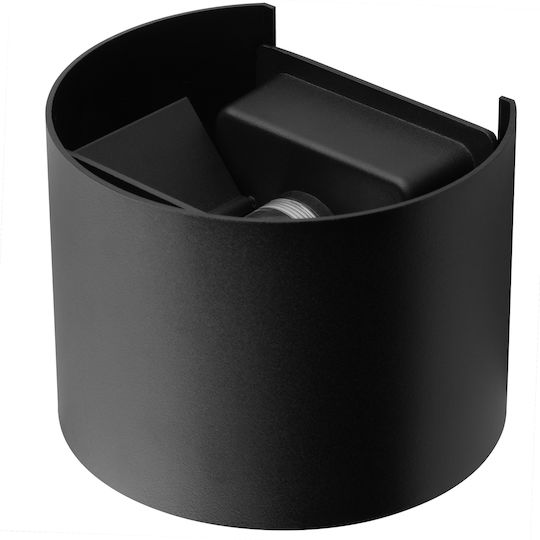 Led G9 Adjustable Round Wall-Mounted Outdoor Lighting Black Pyxis Lumiled