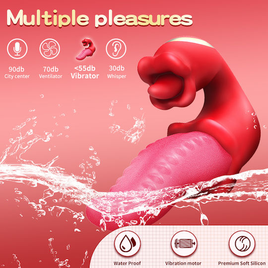 Clitoral Vibrator Red