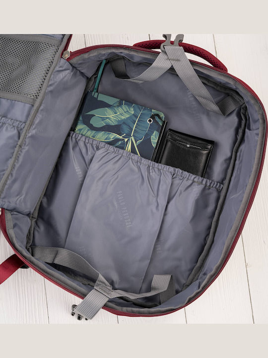 Paolo Peruzzi Backpack Αδιάβροχο Κόκκινο
