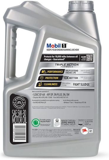 Ulei de motor full sintetic Mobil 1 Advanced 5w-30 4,73 L Fabricat în SUA