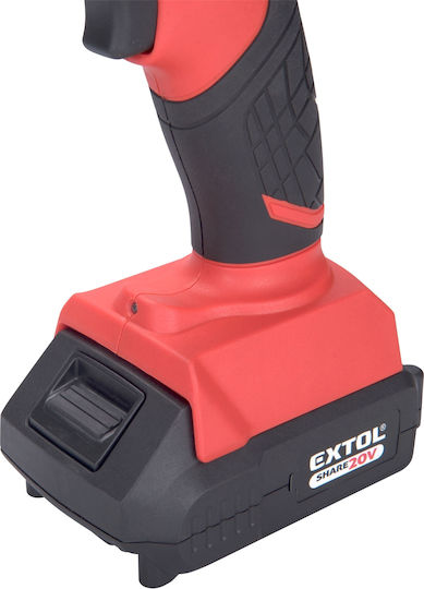 Pistol Aplicator de Silicon Fără Fir Extol 20v 8891864 2000mah 2000n