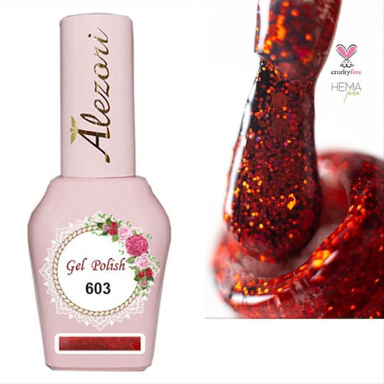 Alezori Semipermanent Lac de Unghii Red Carpet 27 15ml 1buc