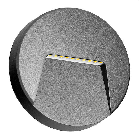 Adviti Waterproof Wall-Mounted Outdoor Lighting LED 3W 4000K Adviti Waterproof Wall-Mounted Outdoor Lighting LED 3W 4000K