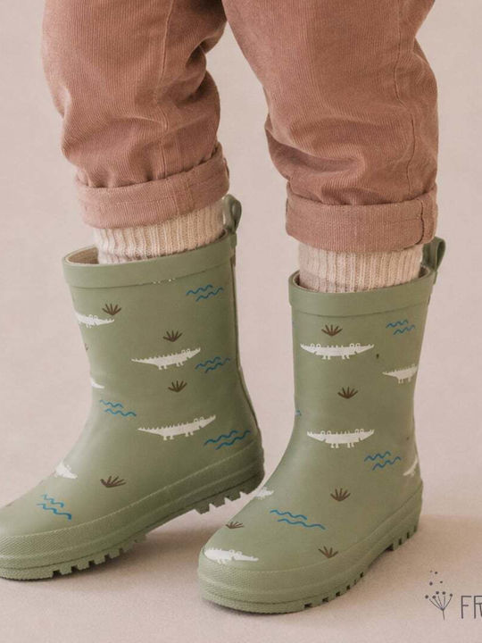 Παιδικές Γαλότσες Khaki