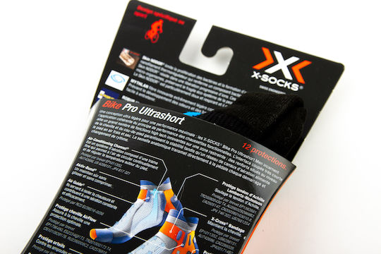X-Socks Șosete de ciclism Negre