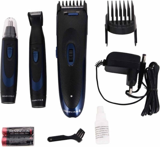 Remington The Works Σετ Κουρευτικής Μηχανής Μπλε HC910