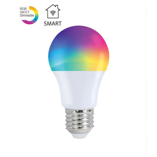 Vito Smart Λάμπα LED 9W για Ντουί E27 και Σχήμα A60 Ρυθμιζόμενο Λευκό 855lm Dimmable