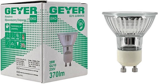 Halogenlampe für Fassung GU10 mit Leistung 28W 220V