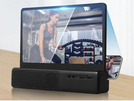 Phone Screen Magnifier Built-In Bluetooth Speaker 12" Ultimate Experience
