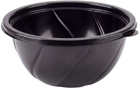 Μπωλ Σαλατας Pet Μαυρο 1050ml 50τεμ Sb-1050 Prepac