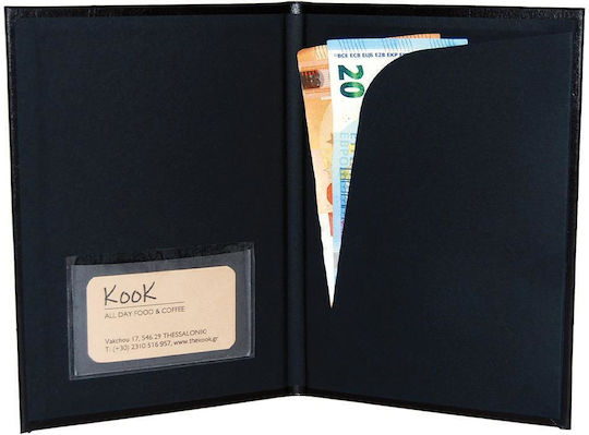 Next Copertă De Cont În Culoare Neagră 14.5x21 Cm Ecoleather