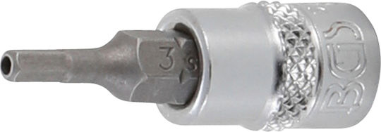 BGS Technic Bit-Stecknüsse mit Bits Allen und Antriebsvierkant 1/4'' Set 8Stück
