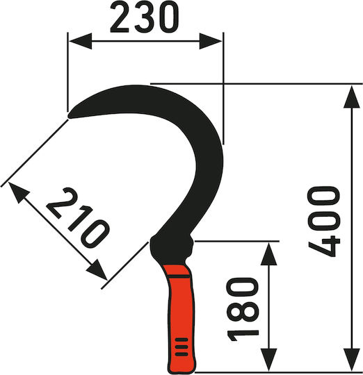 Secera de Grădină Extol Premium 8877100 Lungime 40cm 0.35 Kg