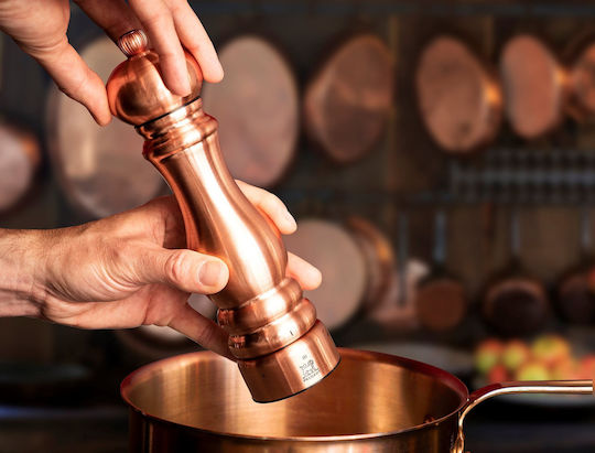 Peugeot Paris Chef Manual Set Spice Mills Inox in Copper Color 22cm 1pcs