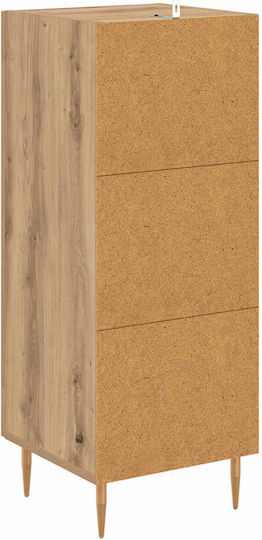 Living Room Cabinet Made of Particle Board Artisan Oak 34x34.5x90cm