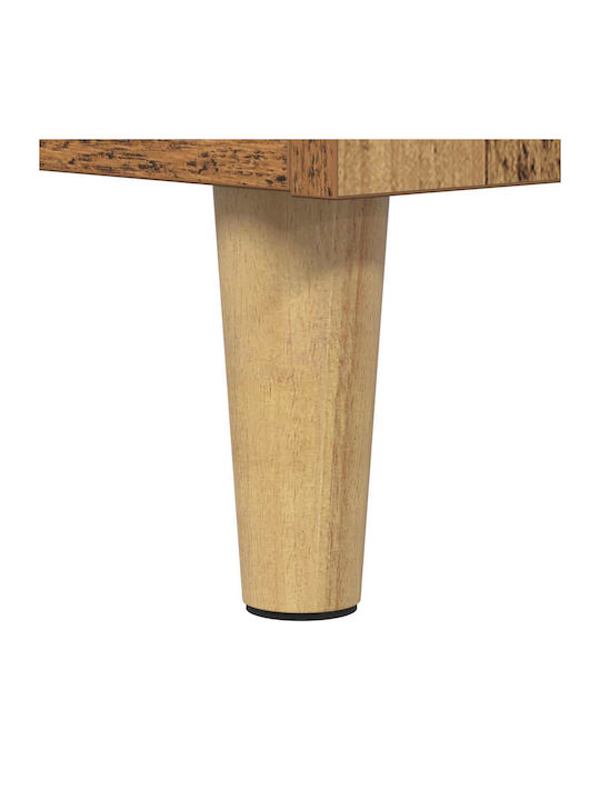 Wohnzimmer Nische aus Spanplatte Alt Holz 34.5x32.5x90cm