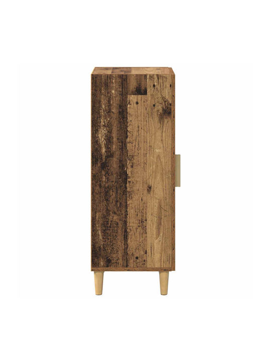 Wohnzimmer Nische aus Spanplatte Alt Holz 34.5x32.5x90cm