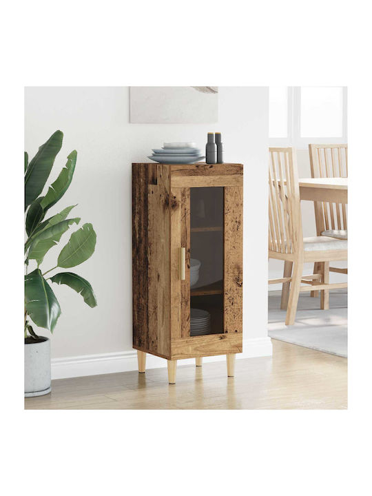 Wohnzimmer Nische aus Spanplatte Alt Holz 34.5x32.5x90cm