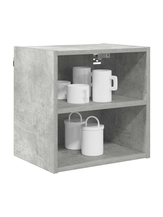 Riga Wall Living Room Cabinet made of Particle Board Grey 40x29.5x40cm