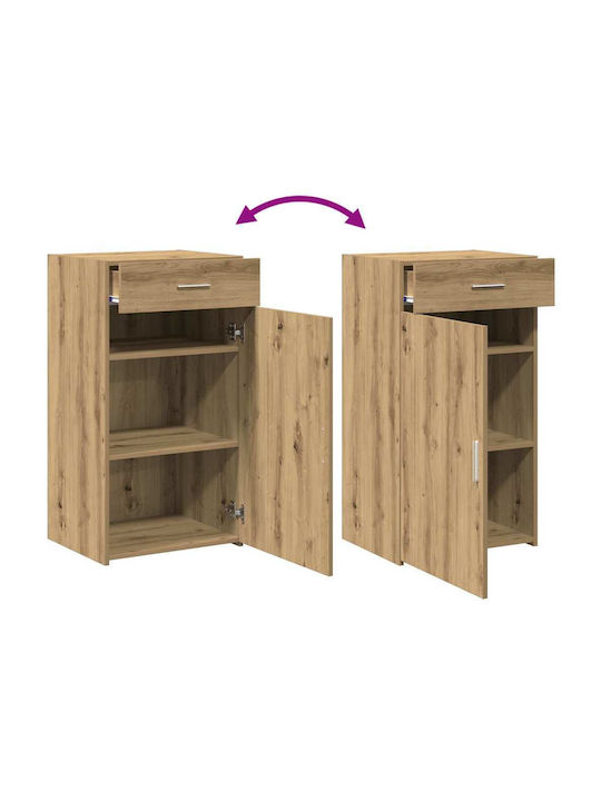 Ντουλάπι Σαλονιού από Μασίφ Ξύλο Δρυς 30x42.5x93cm