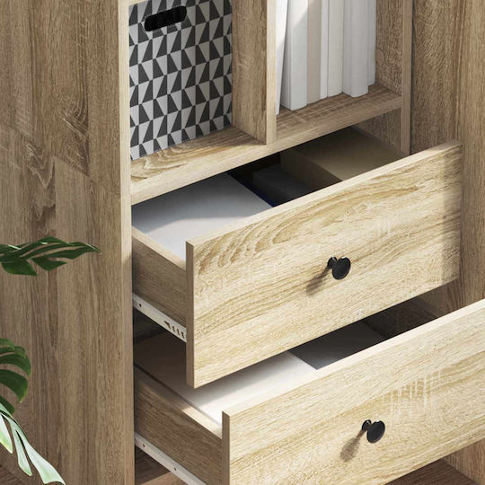 Hängeschrank fürs Wohnzimmer aus Sonoma-Eiche 45,5x34x127 cm