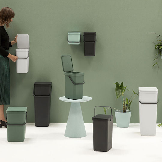 Brabantia Кошче Sort & Go за Боклук Пластмасово Зелено 3лт