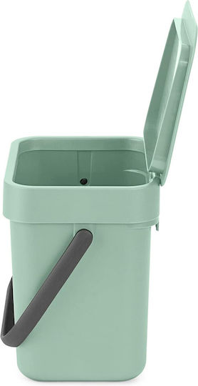 Brabantia Кошче Sort & Go за Боклук Пластмасово Зелено 3лт