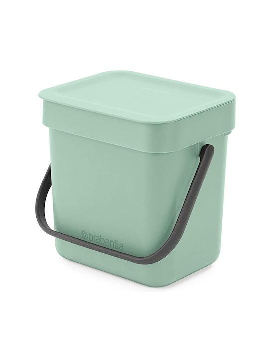 Brabantia Sort & Go Waste Bin Plastic Green 3L