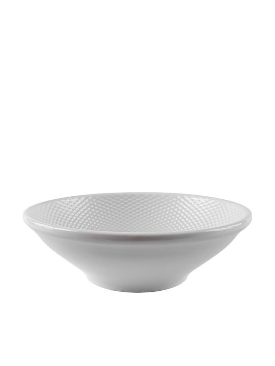 Kutahya Porselen White Salad Bowl 24x24cm