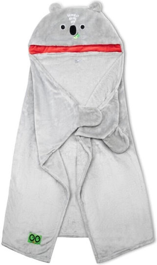 Zoocchini Fleece-Decke Koala Grau 91x127cm