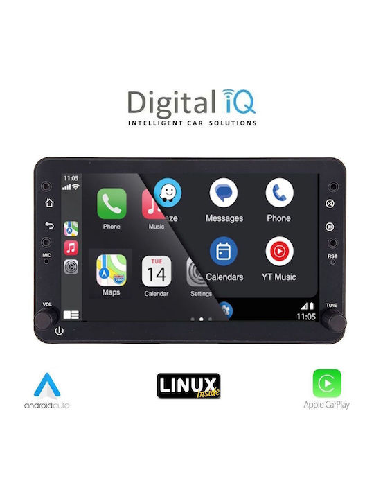 Digital IQ Auto-Audiosystem für Alfa Romeo Spider / Brera 2004-2012 Bluetooth/USB/Eingebautes Wi-Fi / GPS mit 7 Zoll Touchscreen