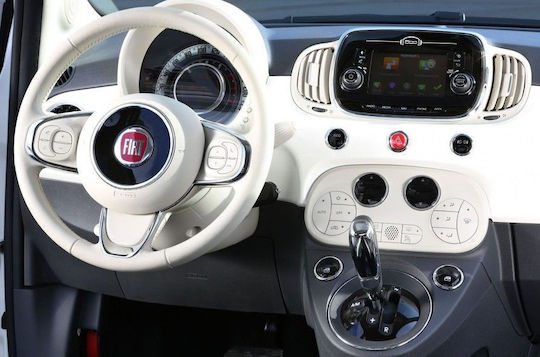 Digital IQ Car Audio System for Fiat 500 2018 (Bluetooth/USB/WiFi/GPS/Apple CarPlay/Android Auto) with 7" Touch Screen