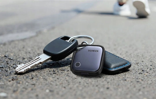 Ugreen CM916 Bluetooth Tracker Kompatibel mit Apple Find My & Google Find Hub Graue Wiederaufladbare