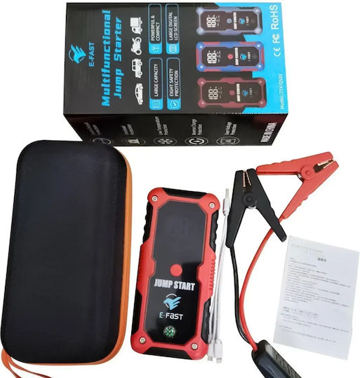 Q520 Pornitor Portabil pentru Baterie Auto și Motocicletă 2000A cu Power Bank / USB / Lanternă 12V