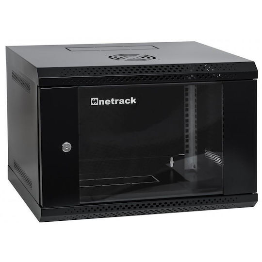 Netrack Επιτοίχια Καμπίνα Rack 19U Μαύρο