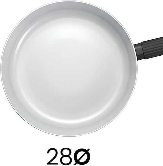 Swiss Haus 28cm Pfanne Ergonomischer Isolierter Texturierter Griff Schwarz