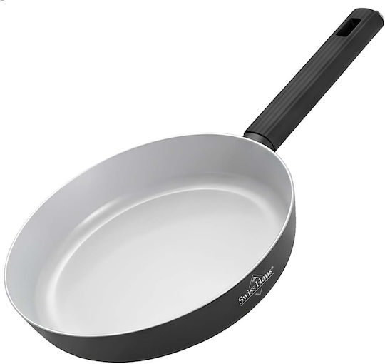 Swiss Haus 28cm Pfanne Ergonomischer Isolierter Texturierter Griff Schwarz