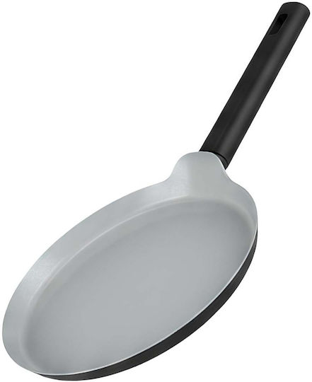 Swiss Haus 26cm Shallow Frying Pan Ergonomic Insulated Textured Handle Silver