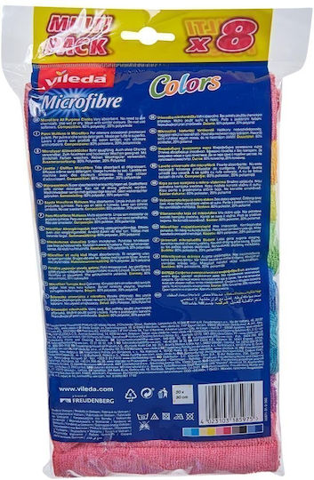 Vileda Vileda Mikrofasertücher Farben 8 Stück